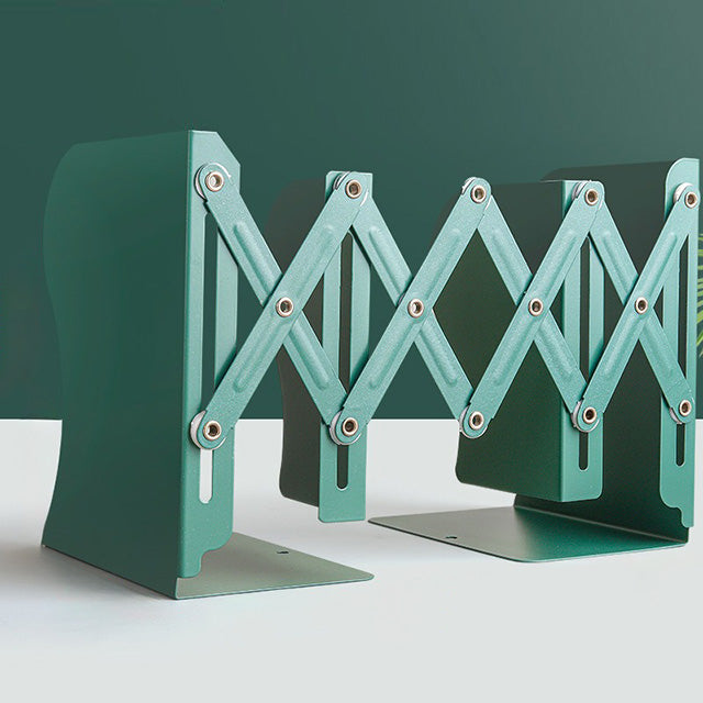 Adjustable Metal Bookshelf – Non-Slip Desk Organizer for Home or Office