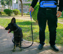 Hands-Free Dog Leash with Waist Belt & Bag – Stretchable Dog Lead for Walking Jogging & Running
