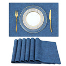 Set of 4 Woven Placemats – Heat-Resistant Cloth Table Mats for Dining & Kitchen