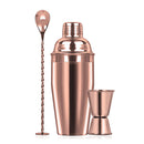 Professional Cocktail Shaker Set – Stainless Steel Bartender Tools with Jigger & Spoon 24oz