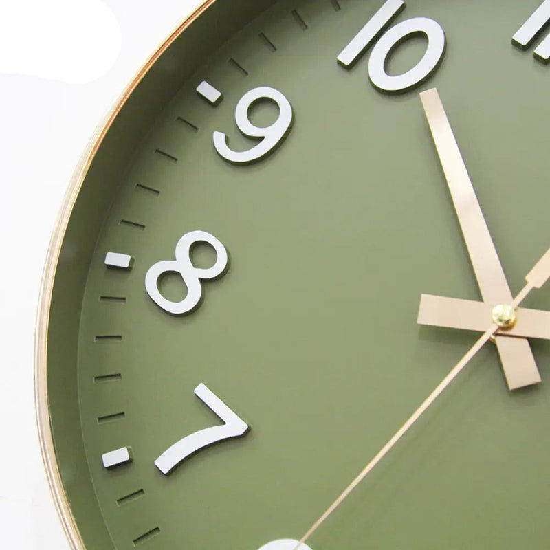 Modern Silent Wall Clock – Simple Quartz Design for Living Room or Bedroom Decor