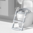 Children's Folding Toilet Training Seat with Ladder – Adjustable Step Stool for Boys & Girls