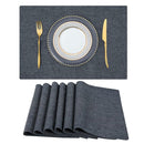 Set of 4 Woven Placemats – Heat-Resistant Cloth Table Mats for Dining & Kitchen