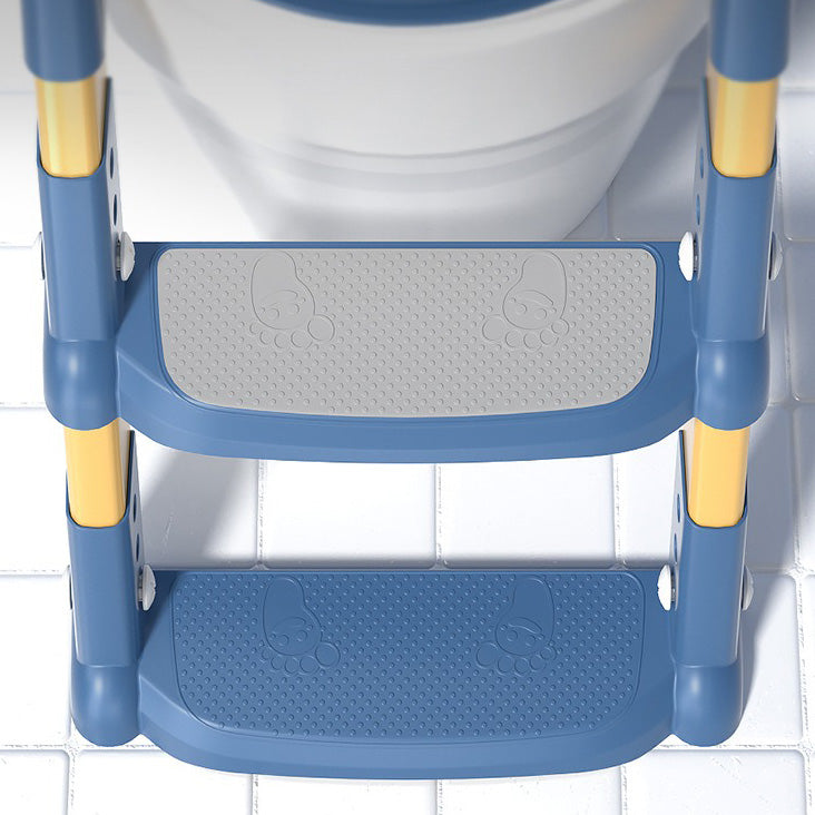 Children's Folding Toilet Training Seat with Ladder – Adjustable Step Stool for Boys & Girls