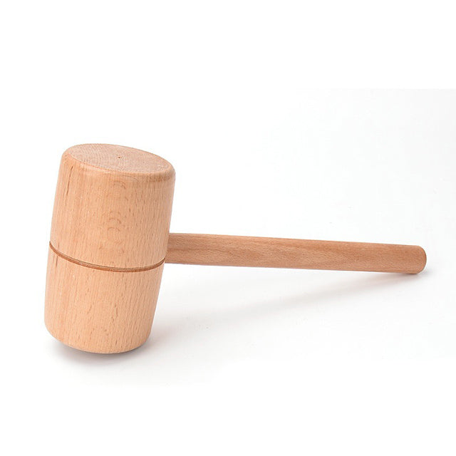 Wooden Mallet Hammer – Solid Beech Wood Round Head Lightweight & Durable Hand Tool