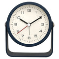 Retro Analog Silent Alarm Clock – 360° Rotating Battery-Operated Sturdy Metal Build
