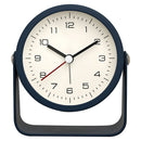 Retro Analog Silent Alarm Clock – 360° Rotating Battery-Operated Sturdy Metal Build