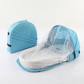 Cozy Baby Travel Cot with Toy – Soft Portable Bed with Mosquito Net