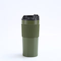 Stainless Steel French Press Coffee Maker – Vacuum Insulated Travel Mug 450ml