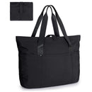 Foldable Tote Bag for Women – Large Waterproof Nylon Travel Shoulder Bag with Zipper