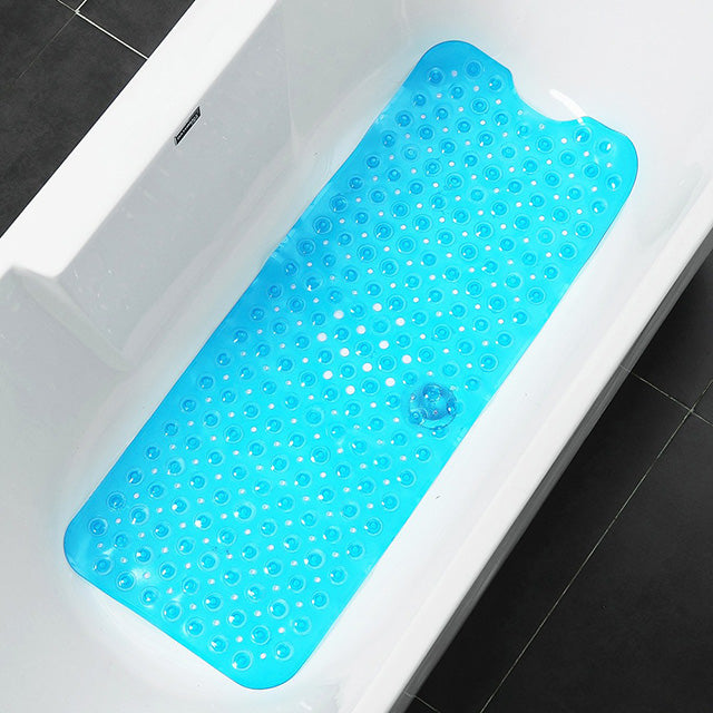 Non-Slip Bath Mat with Suction Cups – Anti-Mildew Washable Safe for Kids & Elderly
