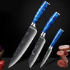 Premium Japanese Kitchen Knife Set – High Carbon Stainless Steel Santoku & Chef Knives