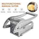 Stainless Steel Manual Potato Cutter – French Fry Slicer & Vegetable Chopper for Kitchen