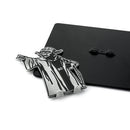 Creative Heavy-Duty Bookends – Non-Slip Metal Decorative Book Holders for Shelves