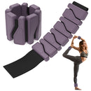 Adjustable Wrists & Ankle Weights - Set of 2 Silicone Hand Weights for Women