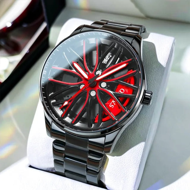 Car Rim Men's Watch - Motorsport Edition