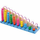 Wooden 10-Column Abacus – Early Learning Math Tool for Addition & Subtraction