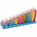 Wooden 10-Column Abacus – Early Learning Math Tool for Addition & Subtraction