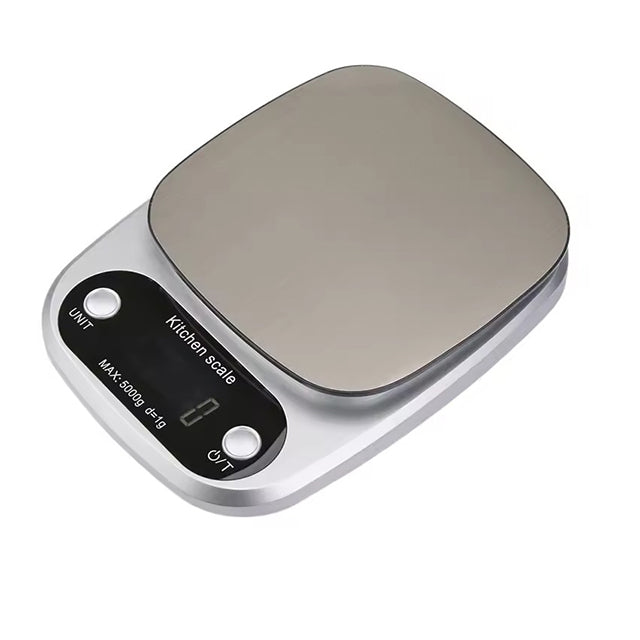 Mini Kitchen Scale – Stainless Steel High Precision 0.1g