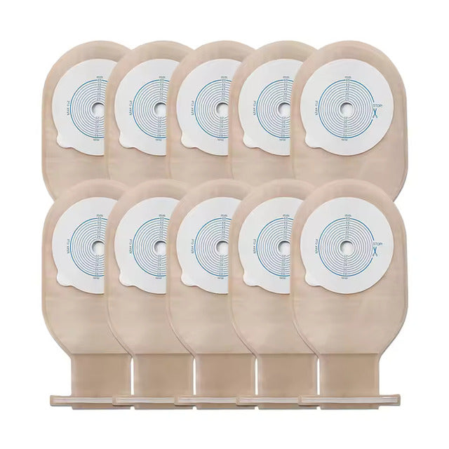 Adult Colostomy Bags – 10-Pack 20–65mm Disposable Ostomy Pouches