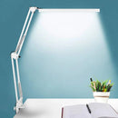 LED Desk Lamp with Clamp - 3 Color Modes with 10 Brightness Levels and Adjustable Arm