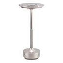 Cordless Rechargeable LED Table Lamp – Sleek Metal Design for Desk Bedside & Bar Lighting
