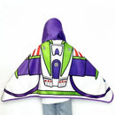 Buzz Lightyear Fleece Shawl Blanket – Toy Story Cozy Wearable Cape for Indoor Comfort