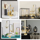 Pack of 2 Metal Rotary Candle Holder – Spinning Tea Light Carousel Candlestick