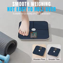 Wireless Bathroom Scale for Body Fat Heart Rate & Body Shape Index with APP
