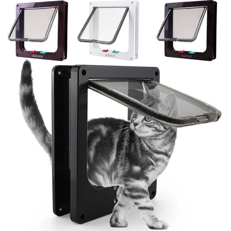 Weatherproof Pet Door – Wall-Mounted Cat & Dog Flap Easy to Install