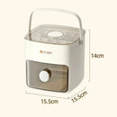 Ice Cube Maker Box – 48 Grid Portable Ice Cube Tray with Press & Lid