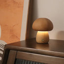 Wooden Touch LED Mushroom Night Light