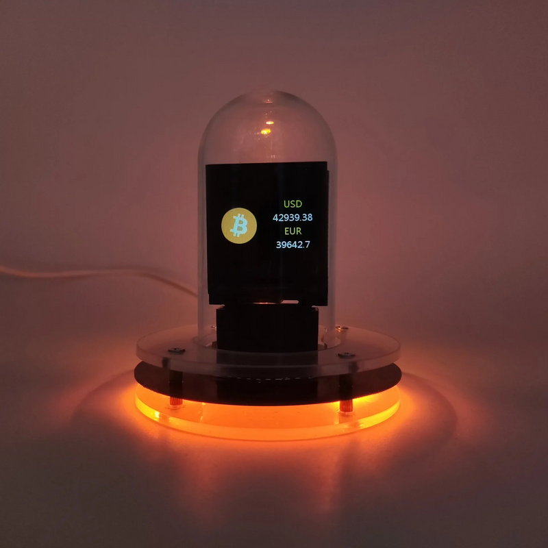 Smart Nixie Tube Clock – WiFi LED Display Vintage Cyberpunk Desk Clock Auto Time Update
