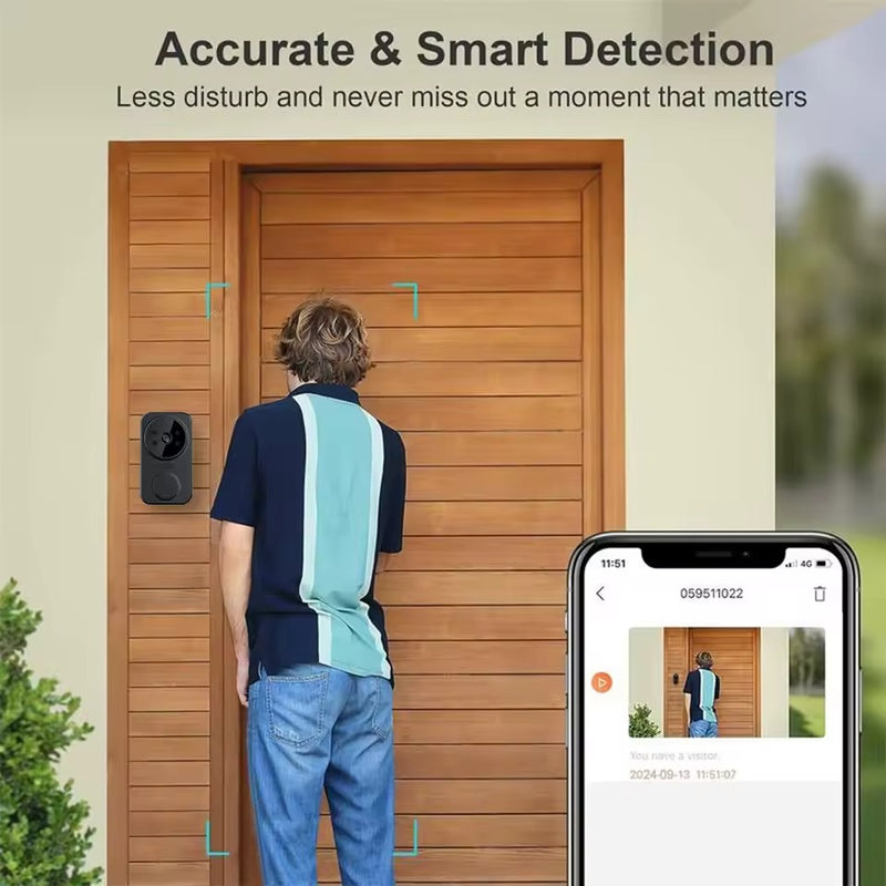Smart WiFi Doorbell Camera – Wireless HD Video Door Bell