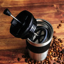 Stainless Steel French Press Coffee Maker – Vacuum Insulated Travel Mug 450ml