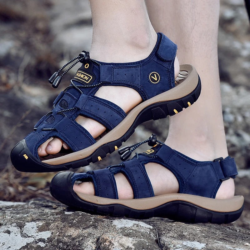 Men's Leather Summer Sandals