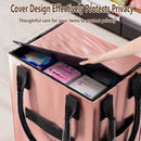 Foldable Roller Trolley Shopping Bag – Long-Handle Travel & Outdoor Storage Bag