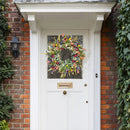 Artificial Door Wreath - Outdoor Flowers