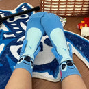 Stitch & Angel Magnetic Couple Socks – Cute Connected Cartoon Crew Socks Three Pack