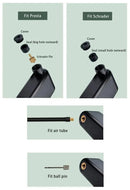 Rechargeable Electric Pocket Bike Pump – Fits Presta & Schrader Valves