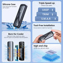 M.2 NVMe & SATA SSD Hard Drive Enclosure – USB-C 10Gbps Tool-Free Case (2230–2280)