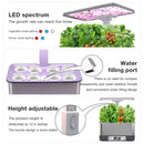 WiFi Smart Indoor Garden – 8-Pod Hydroponic Growing Kit for Herbs