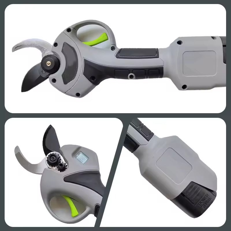 Electric Garden Pruning Shears – Brushless Cordless Secateurs with Battery & Charger