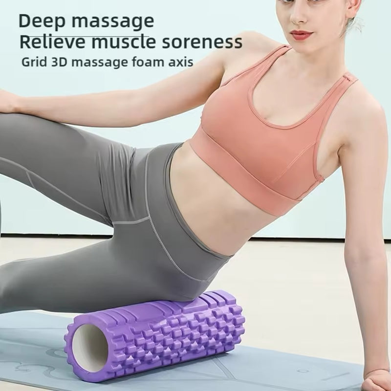 Trigger Point Foam Roller – 45cm Deep Tissue Massage Roller for Muscle Recovery & Yoga