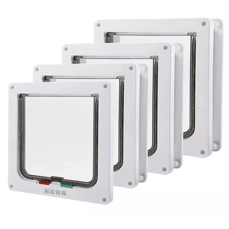 Weatherproof Pet Door – Wall-Mounted Cat & Dog Flap Easy to Install