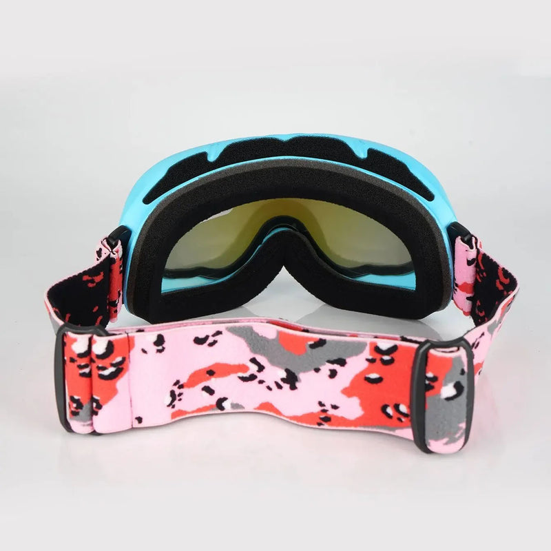 Professional Ski Goggles – Anti-Fog Double-Layer Snowboard Goggles with UV Protection