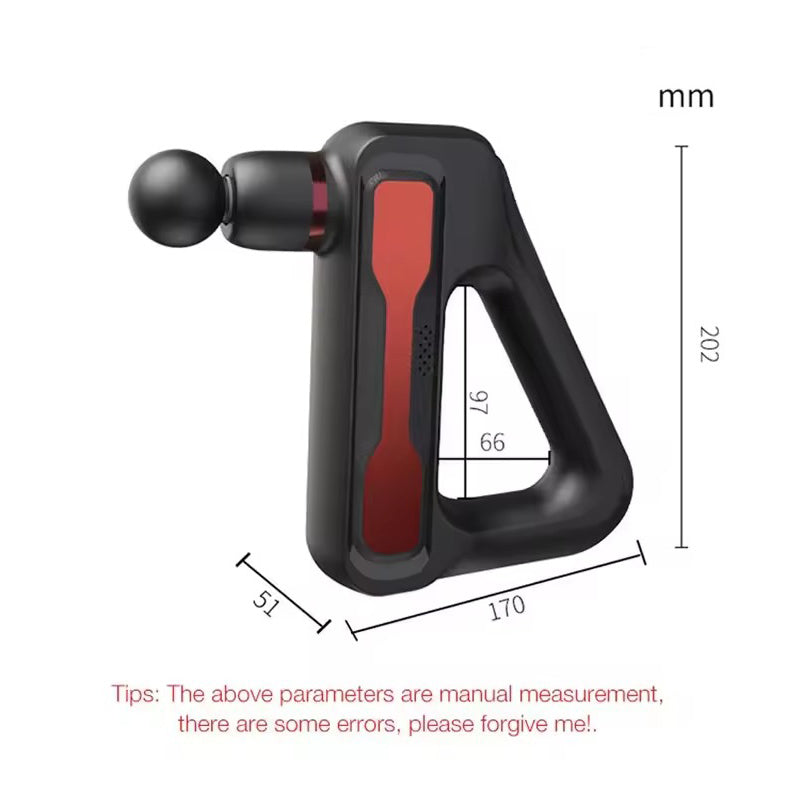 High-Frequency Massage Gun – 32-Speed Deep Tissue Fascia Massager for Neck Back & Muscles