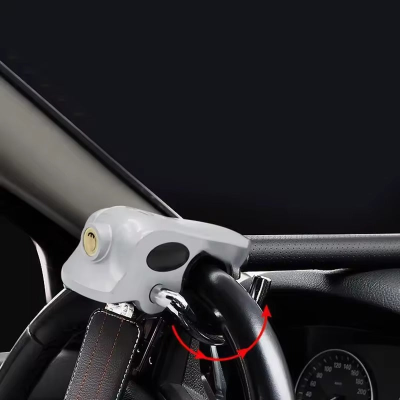 High-Visibility Steering Wheel Lock – Universal Fit Easy to Use