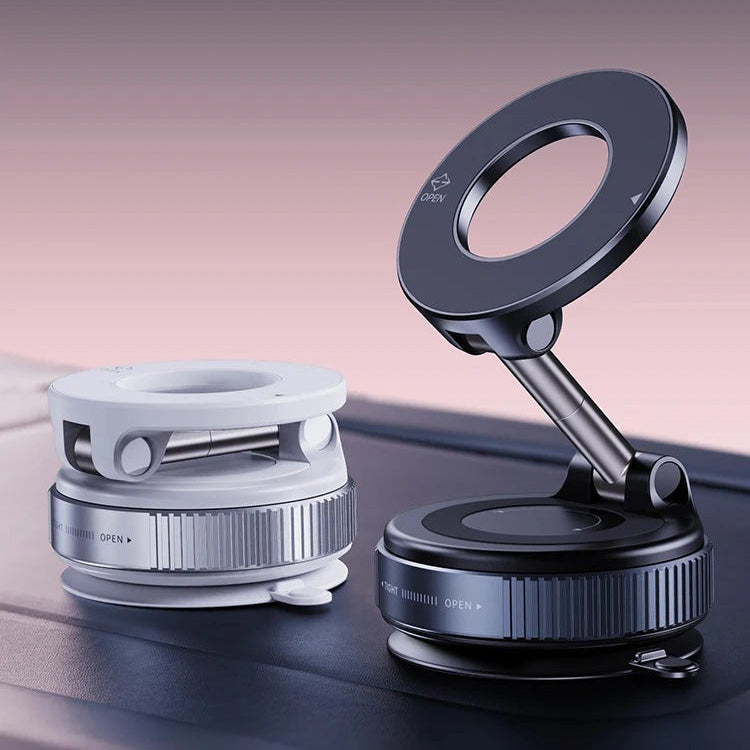 Magnetic Car Phone Holder – Foldable 360° Rotating Car Phone Mount