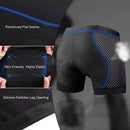 Men's Cycling Underwear Shorts - Comfortable with 5D Gel
